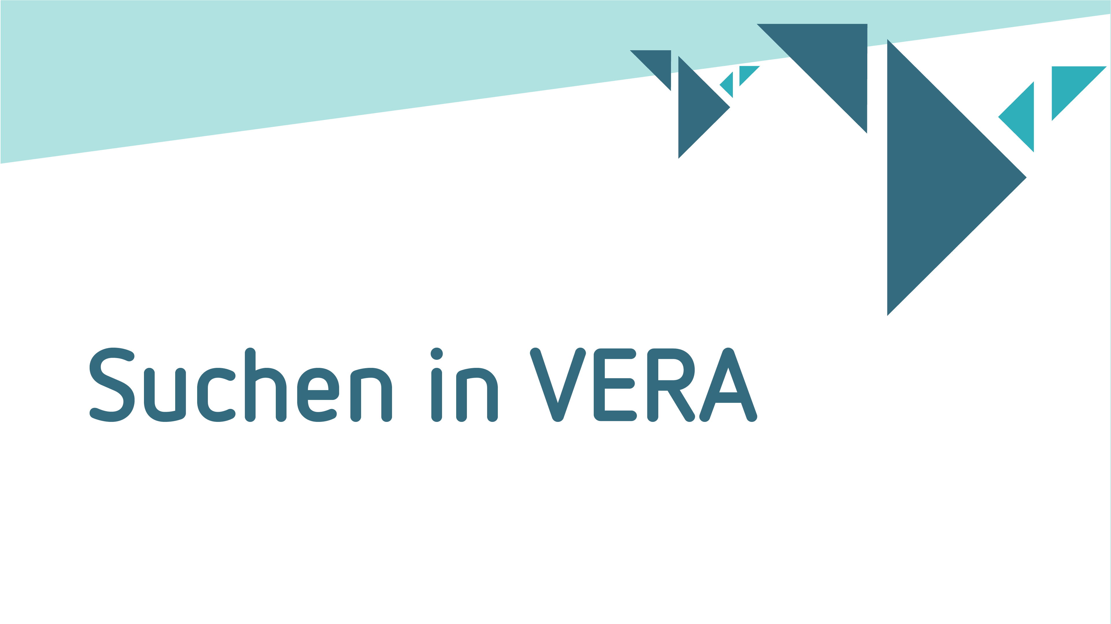 Suchen in VERA