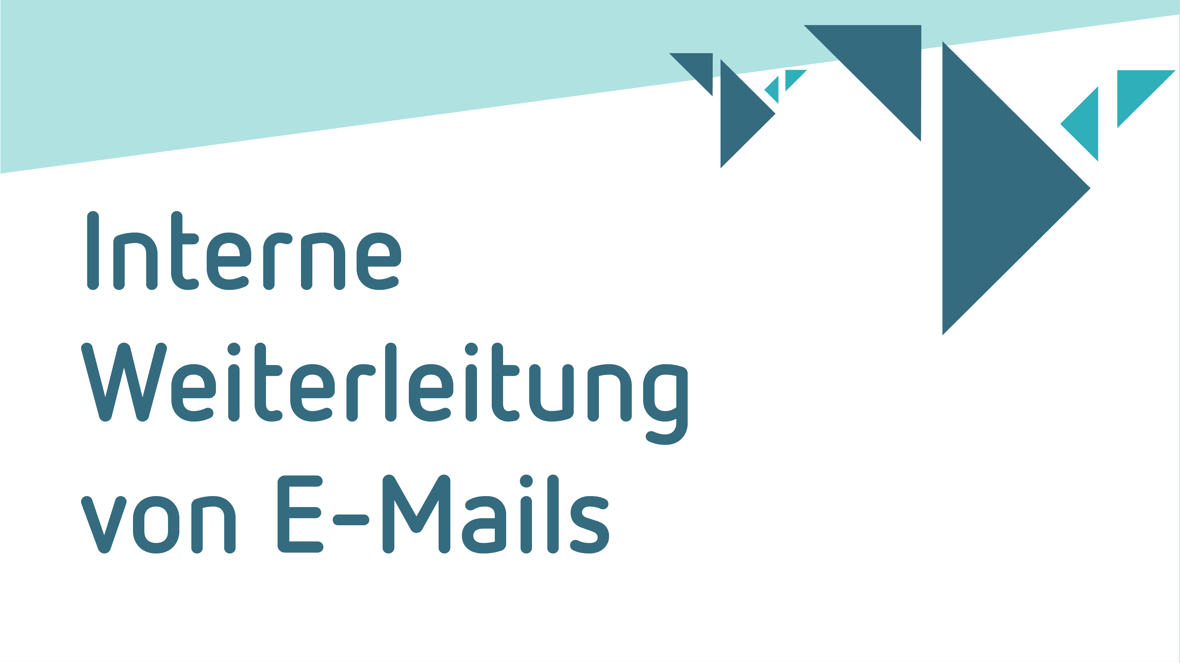 Interne Weiterleitung von E-Mails